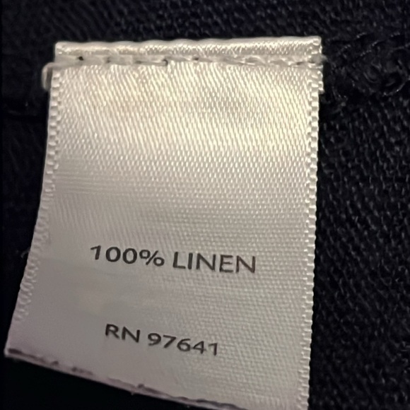 Love Linen J. Jill blue long sleeves open cardigan 100% Linen sz L - Picture 7 of 8